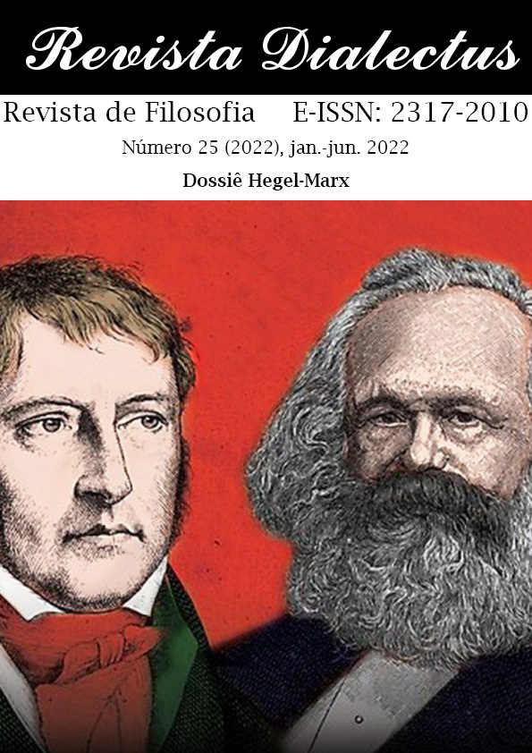 					Visualizar v. 25 n. 25 (2022): Dossiê Hegel-Marx
				