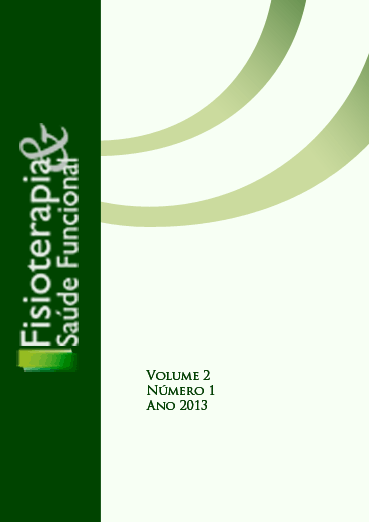 					Visualizar v. 2 n. 1 (2013): Classificação Internacional de Funcionalidade e os Avanços da Fisioterapia Generalista
				