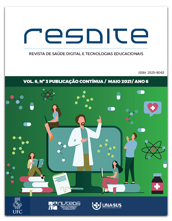 					Visualizar v. 6 n. 1 (2021): Revista de Saúde Digital e Tecnologias Educacionais 
				