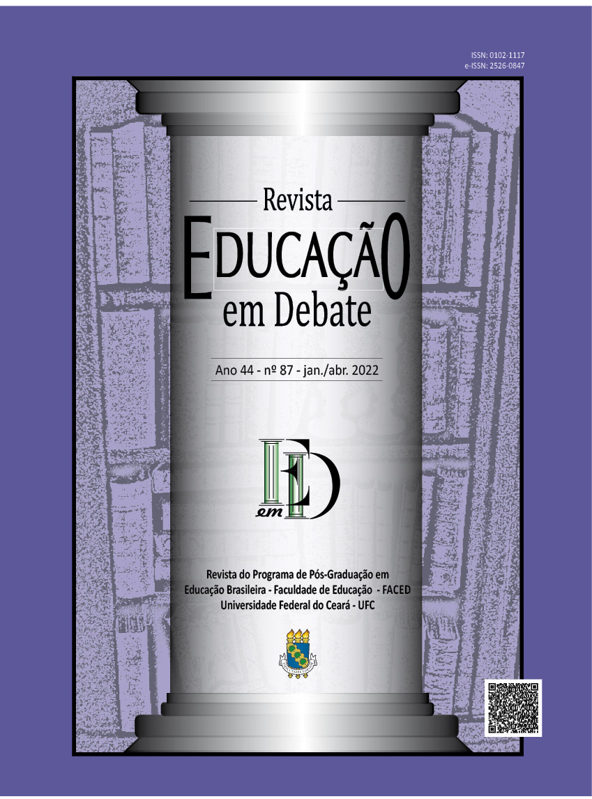 					Visualizar v. 44 n. 87 (2022): Revista Educação em Debate
				