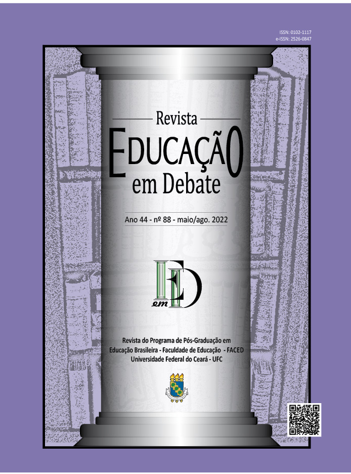 					Visualizar v. 44 n. 88 (2022): Revista Educação em Debate
				