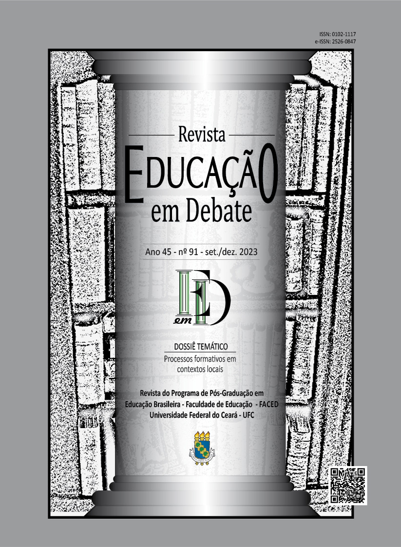 					Visualizar v. 45 n. 91 (2023): DOSSIÊ: Processos formativos em contextos locais 
				